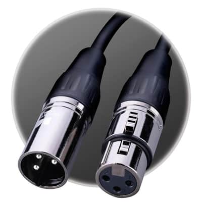 Monster Classic Microphone 5ft/1.5m XLR M/F (60001) - Black image 3