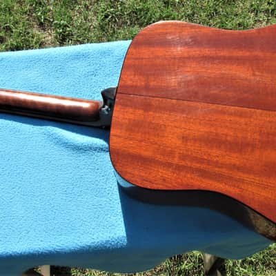 Martin Sigma DM-4 Acoustic Dreadnought-Mahogany-Vintage Sigma CF Martin Flattop-Korea-Model DM-4 image 11