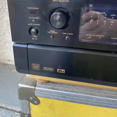 Vintage Denon AVR-5700 AV Surround Receiver For Parts Or Repair  - Black image 2