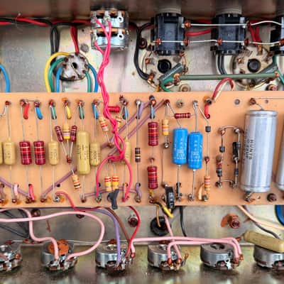 1972 Marshall Super Lead 100 Watt Head Master Volume Mod image 12
