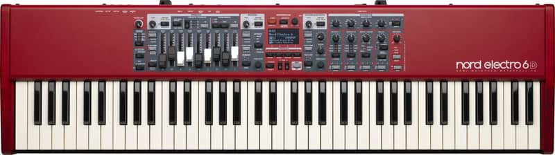 Nord Electro 6D 73-Key Organ/Digital Stage Piano, Red image 1