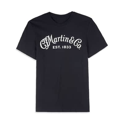 Martin Classic Logo T-Shirt (Large, Black) image 1