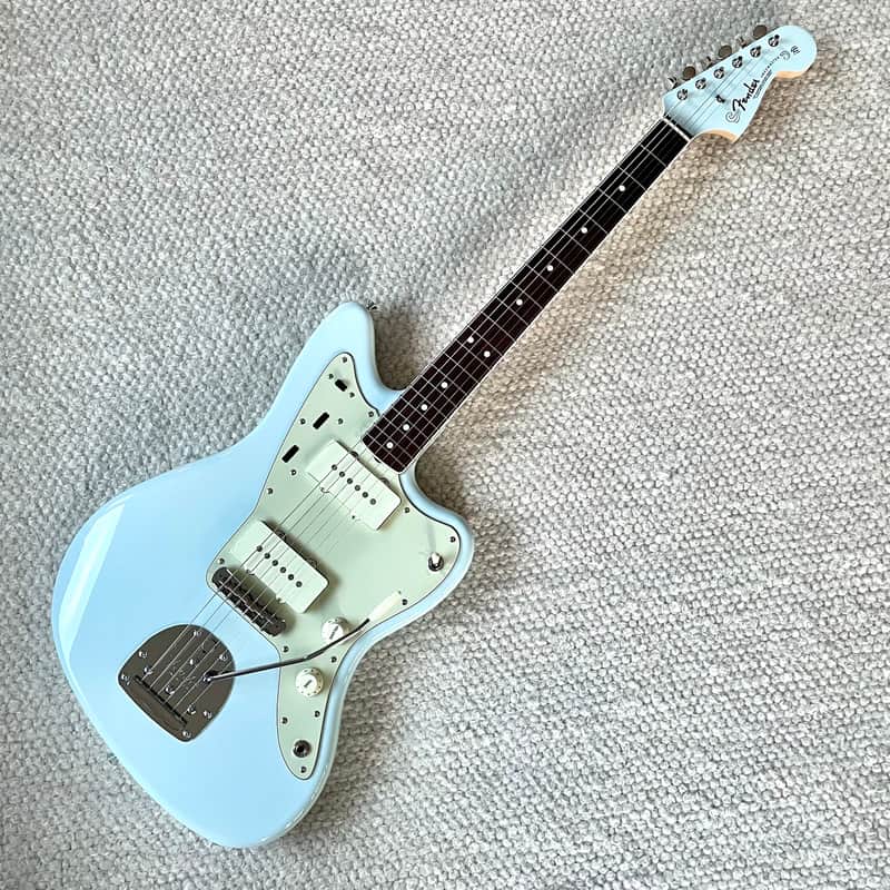 Fender Japan FSR Jazzmaster - Neck Binding & Sonic Blue with | Reverb