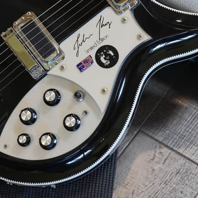 Minty! 1995 Rickenbacker 381JK John Kay Signature #233 of 250 Semi-Hollow Electric Guitar JetGlo + COA OHSC image 7