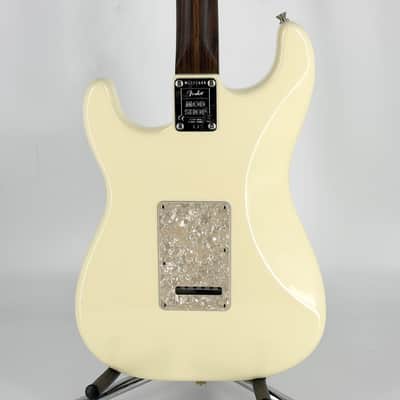 2023 Fender American Mod Shop Stratocaster Solid Rosewood Neck – Olympic White image 9