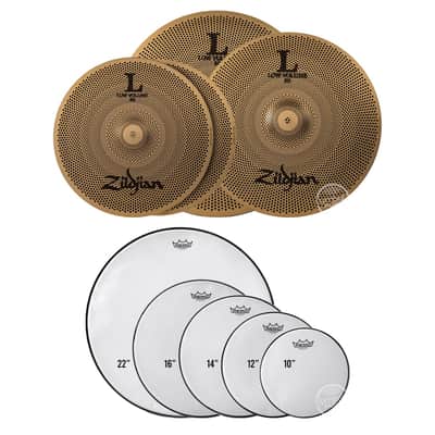 Zildjian Low Volume Quiet Pack with Remo Silent Stroke Drumheads image 2