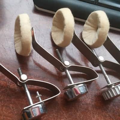 GENUINE Pearl Internal Drum Muffler Tone Control 60S 70s 80s YOU CHOOSE 3 KNOB STYLES Wood Fiberglass Maple Shell White Felt 2 AVAILABLE imagen 7