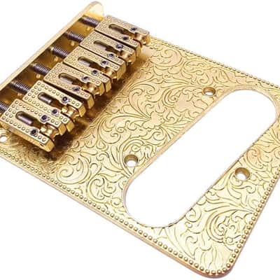 Bridge 6 String Saddle Bridge Plate with 3 Way Switch Control Plate image 4