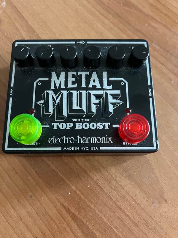 Electro-Harmonix Metal Muff Distortion with Top Boost 2006 - Present - Black image 1