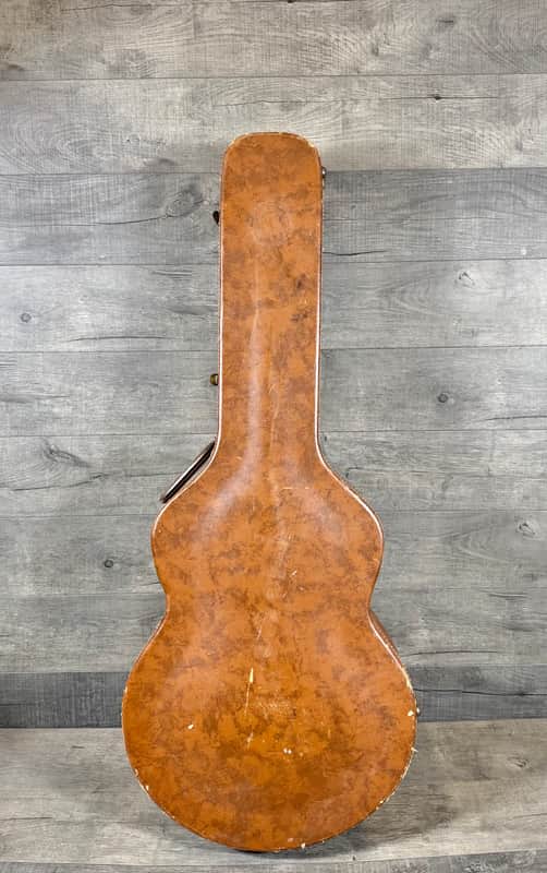 Gibson Stone Brown Case for ES-175, ES-125, & 16" Models- 1950s Era image 1