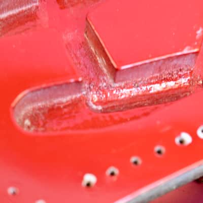 Vintage 1964 / 1965 Fender Stratocaster Project Body - Very Old Candy Apple Red Refinish - Pre-CBS SRV Strat Real Deal 1964 image 11