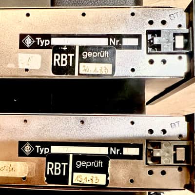 NEUMANN V476 B PAIR January 1983 - All Original and Fully Tested image 4