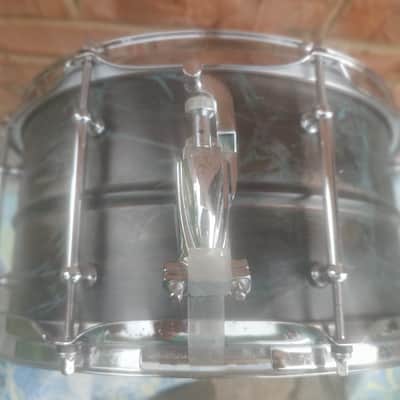 Pork Pie 6.5" x 13" Snare Drum Brass Patina 2008 Model #17814 Signed image 3