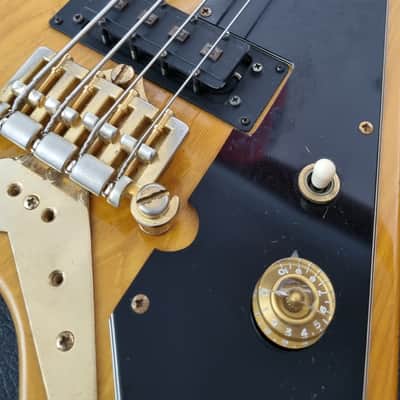 Greco FVB 900 Flying V Bass 1977 - Natural image 6