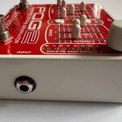 Electro-Harmonix POG2 Polyphonic Octave Generator 2009 - Present - Red / White image 2