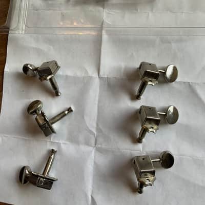 Gotoh TK-0779-001 Vintage Tuning Keys, 6-in-Line 2010s - Nickel image 1