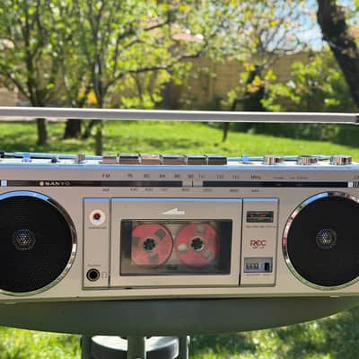 Sanyo MR-U4 Rare Vintage Serviced Slim Cassette Deck Boombox Warranty image 14