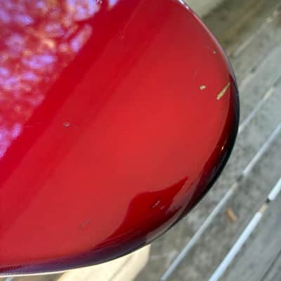 Greg Koch Fender matching head stock American Vintage '62 'Thin Skin' Jaguar 2007 - 2008 - Candy Apple Red AVRI image 6