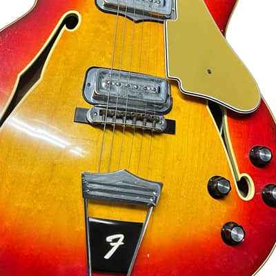 Fender Coronado II with Rosewood Fretboard 1966 - 1972 - Sunburst image 4