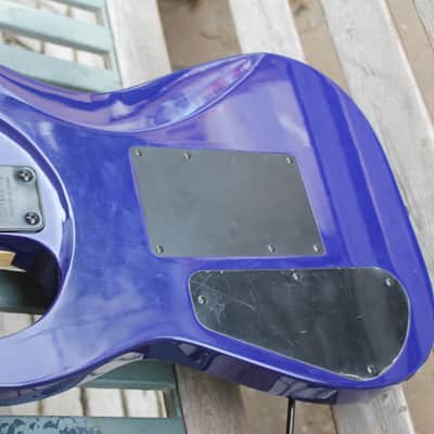 Jackson JS34Q DKA-M Dinky Archtop with Maple Fretboard (Translucent Blue) image 10