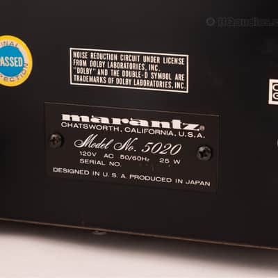 MARANTZ 5020 Vintage Stereo Cassette Deck – Fully Serviced, Pro Restored – 1-Yr WRT image 17