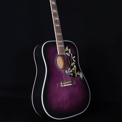 Gibson Hummingbird Standard Acoustic Guitar, Purple Burst image 8