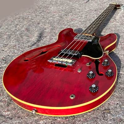 Gibson EB-2D 1968 - Cherry Red image 6