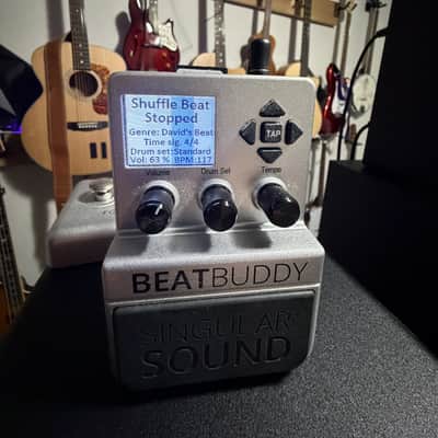Singular Sound BeatBuddy Drum Machine Pedal with Footswitch+ 2015-2025 - silver image 1