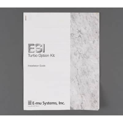 E-mu Turbo Option Kit Supplement for the ESI Operations Manual image 4