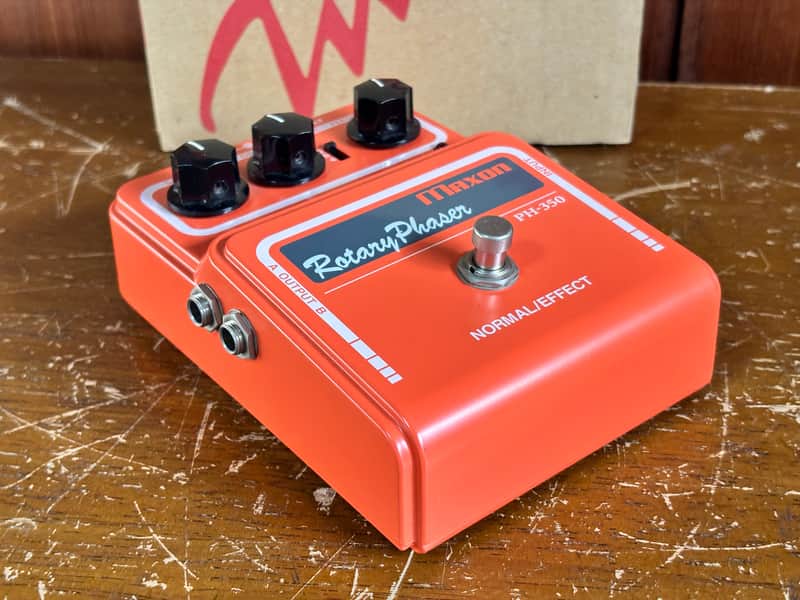 Maxon PH-350 Rotary Phaser Phaser Guitar Effect Pedal w/ box | Reverb