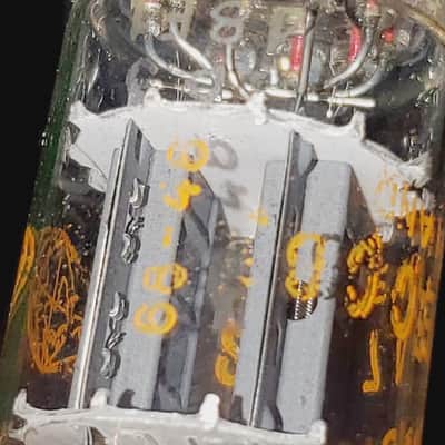 12AX7A /ECC83 Amperex Red Tip Herleen codes MaxiPreamp2/TV7 Tested (1)Tube Lot image 2