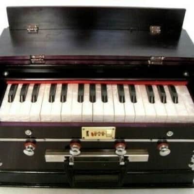 Handmade Harmonium 4 Stopper Double Bellow Professional Musical High Class Sound 32 Key image 3