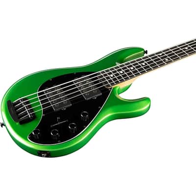 Ernie Ball Music Man StingRay5 Special HH 5-String Electric Bass Guitar - Kiwi Green image 5