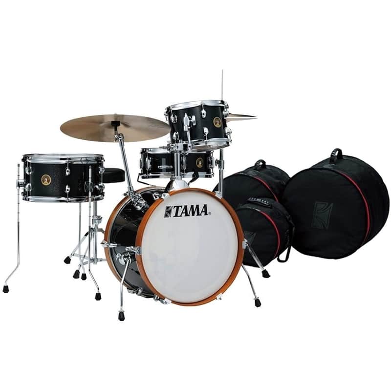 Tama Club Jam Drum Shell Kit, 4-Piece, Charcoal Mist, with Drum Bags image 1