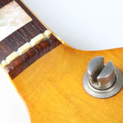 1969 Vintage Fender Jazz Bass Maple/Rosewood NECK USA 1960s Early-CBS w/Original Tuners image 14