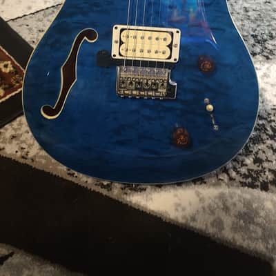 PRS SE Custom 22 Semi-Hollow Quilt - RARE image 3