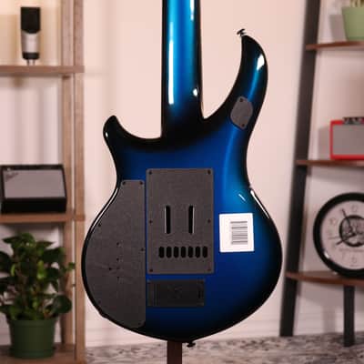 MusicMan Majesty 7 John Petrucci Signature Electric Guitar - Ebony Fingerboard, Titan Blue image 18