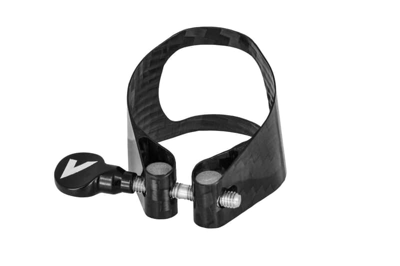 Vandoren CARBON FIBER Bb Clarinet Ligature & Plastic Cap-LC81BLP - Black Screw image 1
