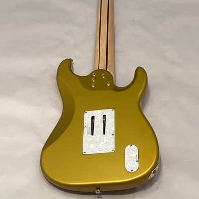 ESP LTD JRV-8FR Javier Reyes Signature Series 8-string Left-hand Metallic Gold  2023 New Overstock Closeout Last One !!! image 3
