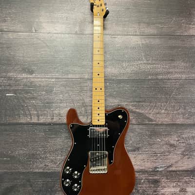 Fender Telecaster Custom Left-Handed with Maple Fretboard 1973 - 1980 - Walnut (Mocha) image 2