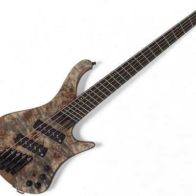 Ibanez EHB1505MS Headless 5 String Bass Black Ice Flat B-Stock image 1