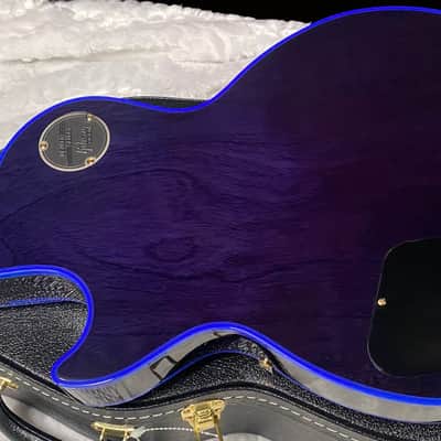 NEW! Gibson Dealer Select Custom Shop Les Paul Custom Blue Widow AAA Figured Flame Top - Authorized Dealer - 9.7 lbs - G07454 image 10