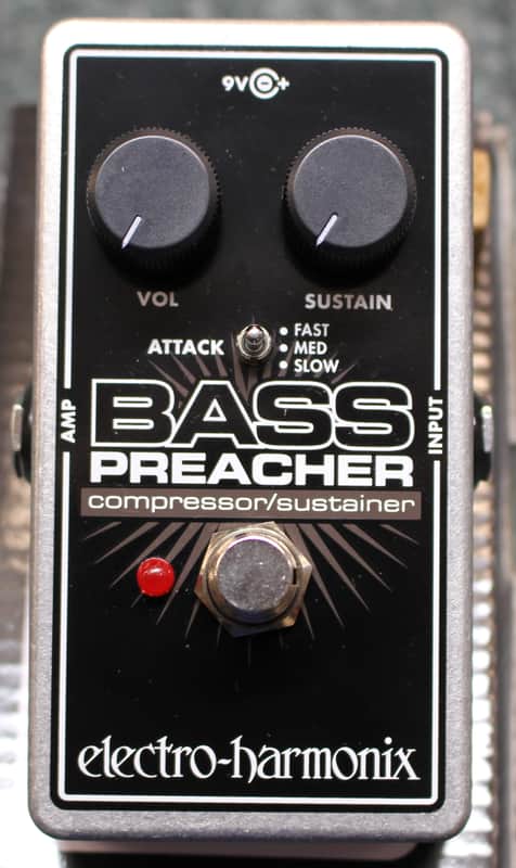 Electro-Harmonix Bass Preacher Compressor Bass Guitar Effects Pedal image 1
