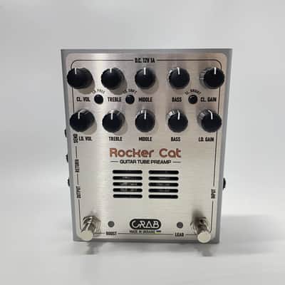 Crab Guitar Effects Rocker Cat Preamp Orange Amp in a box High gain lead Metal Distorion Overdrive Pedal Blues Rock Drive EQ image 4