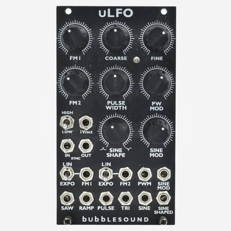 BubbleSound uLFO (Black) Eurorack Deluxe LFO and Oscillator Module image 1