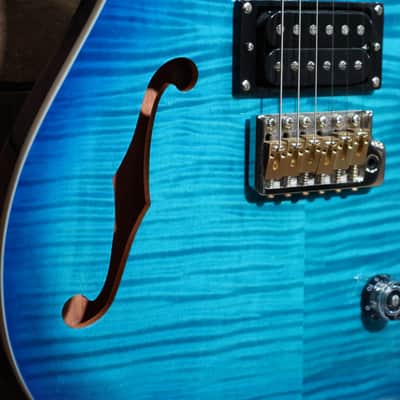 NEW! PRS SE Custom 24 Semi-hollow Piezo Lake Blue image 7