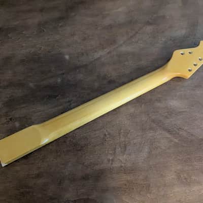 22, Spokewheel truss rod Vintage Tint Maple Guitar neck replacement DIY image 7