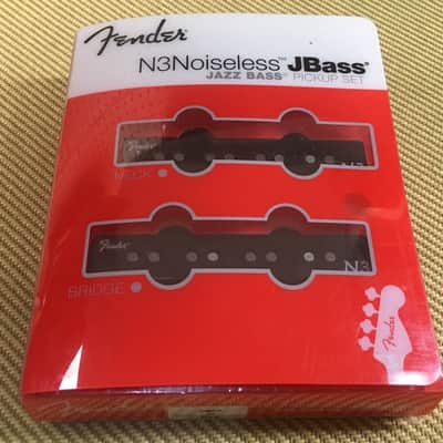 *Genuine Fender N3 Noiseless Jazz J Bass Pickup Set With Dead Bridge Pickup image 3