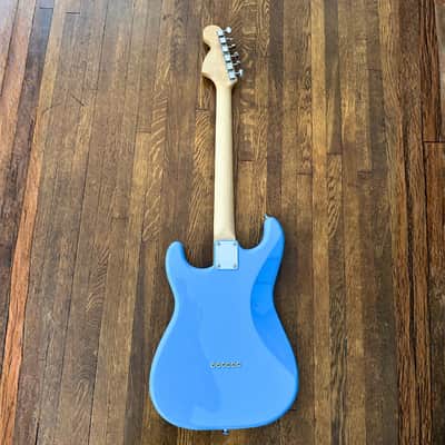 Tom Delonge S Style Custom 2026 - Hardtail Strat Sky Blue Stratocaster with Invader Pickup made by Slope Guitars image 5