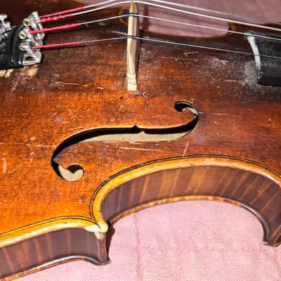 Vintage1922 American 4/4 Violin by FE Beardsley Traverse City Michigan Branded image 16